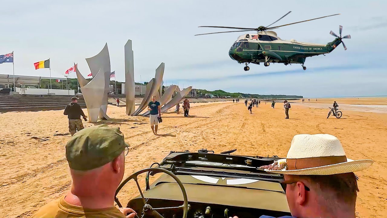 Normandië 80 jaar D-day | Deel 7, Omaha Beach met de Willys jeep