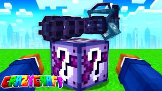 I Added Admin Gun Lucky Blocks In Minecraft Crazy Craft