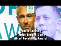 Henrik larsson almost breaks down after receiving award  20th celtic player of the year awards