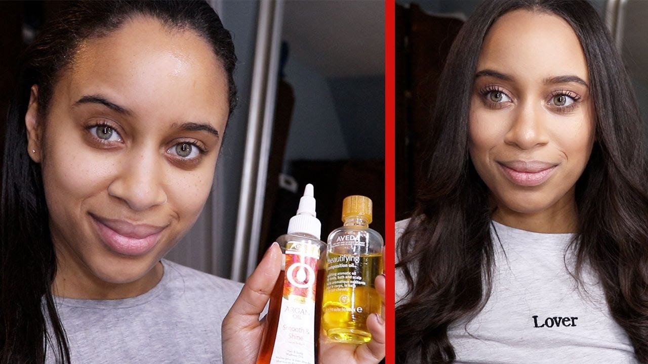 Oil Treatment on Relaxed Hair YouTube Oil Treatment on Relaxed Hair YouTube