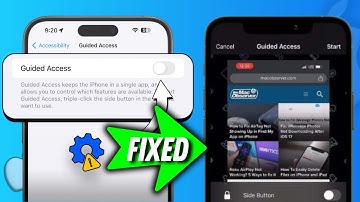 Why is my guided access not working? [ios 18]