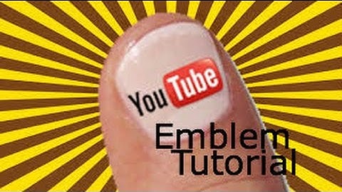Youtube Logo Emblem Tutorial-BO3