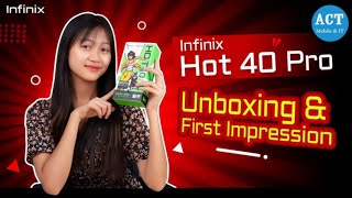 infinix hot 40 pro unboxing လုပ်ကြမယ်