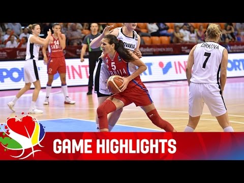 Slovak Republic v Serbia - Game Highlights - Group F - EuroBasket Women 2015