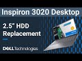 Inspiron 3020 Desktop | How to replace the 2 5 hard disk drive ( HDD )