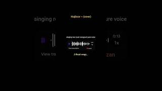 majboor ~ cover by nuzan #cover