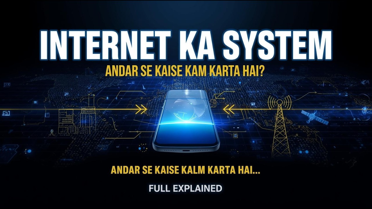 Internet Ka Poora System Kaise Kaam Karta Hai? |TECHNICALCHUCHU| - YouTube