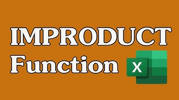 How to Use the IMPRODUCT Function in Excel