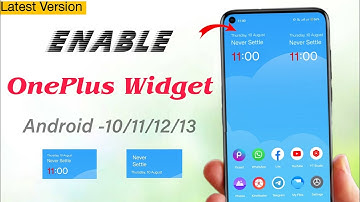 How to install OnePlus Clock Widgets in All Android |OnePlus Red Widgets Latest Apk Android 13 12 11