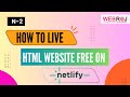 Host Your Website on Netlify for Free in Just 4 Minutes (2024) | Webroj