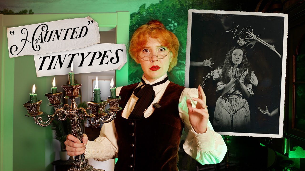 I got a "Haunted Tintype" Taken! (& history of spirit photography)