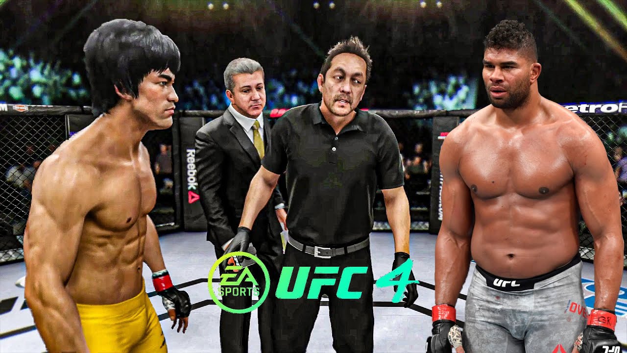 Брюс Ли против Алистера Оверима. EA Sports UFC 4. Бойцовский клуб Брюса Ли 🔥🐲