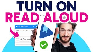 How to TURN ON READ ALOUD on Google Play Books (Step by Step)