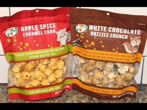 7-Eleven 7-Select Apple Spice Caramel Corn & White Chocolate Drizzle Crunch Review