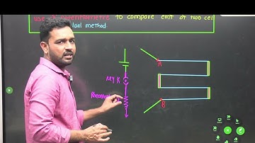 use of potentiometer to compare emf of two cell by individual method