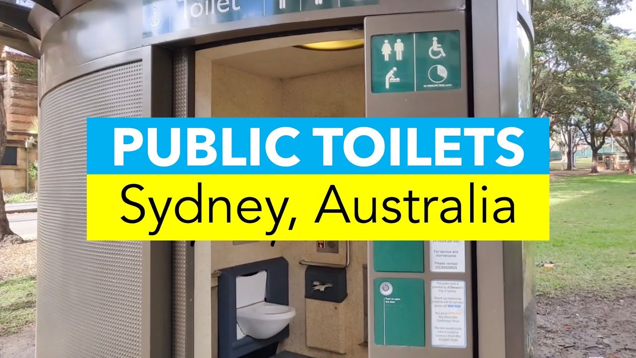 Public Toilets Machine in Sydney الحمامات العامة بسيدني YouTube