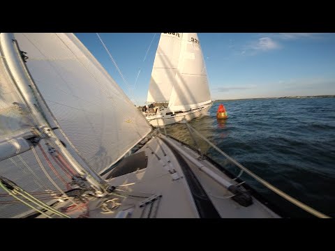 FIRST SAILING RACE - PHRF Sailboat Racing - YouTube
