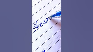 Ananya   || Comment your name..|| #viral  #cursive #cursive-handwriting #shorts