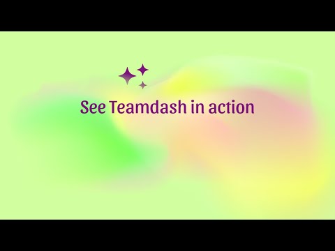 Teamdash video
