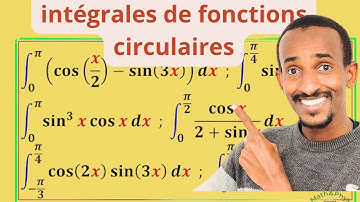 Intégrale de fonctions circulaires