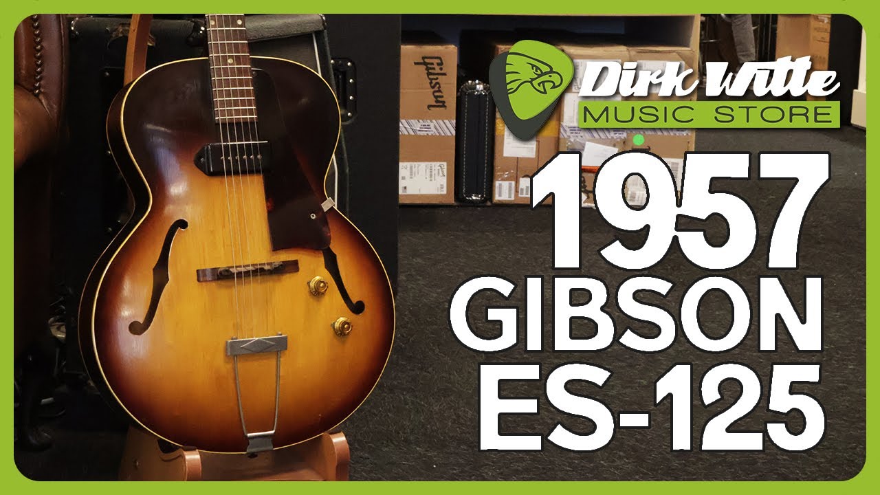 Dirk Witte | Vintage 1957 Gibson ES-125 - YouTube