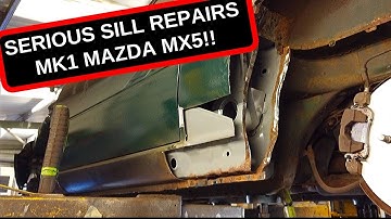 whats going on in the workshop 34 - Serious Mk1 MX5 Sill repairs