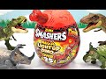 Dinosaur smashers mega dino egg with lava trex light up over 25 surprises rex dinosaur egg