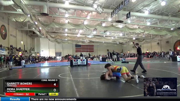 Junior Men 145 Garrett Bowers Tennessee Vs Mora Sh...