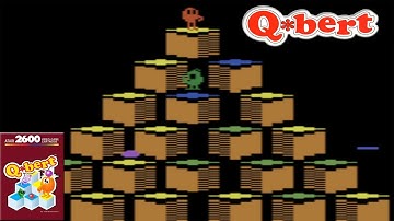 Q*bert Gameplay (Atari 2600)