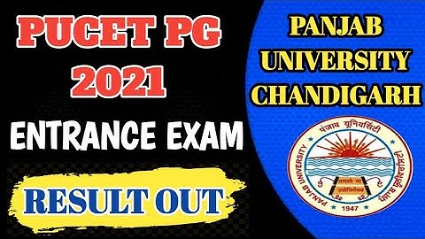 PUCET PG entrance exam result out now 2021 hai