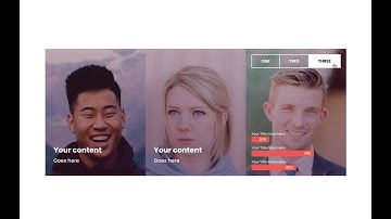Revealing team member skills on Image hover - DiviMenus