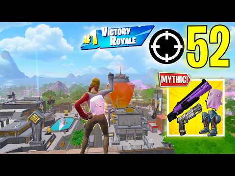 52 Elimination Solo Vs Squads Gameplay "Build" Wins (NEW! Fortnite Chapter 7 Season 3)