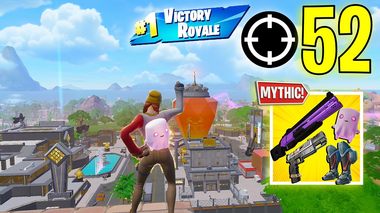 52 Elimination Solo Vs Squads Gameplay "Build" Wins (NEW! Fortnite Chapter 7 Season 3)