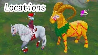 Yule Goats All VALEDALE Locations Quest Star Stable Online Holiday Christmas Video