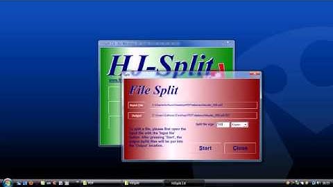 How to use HJSplit