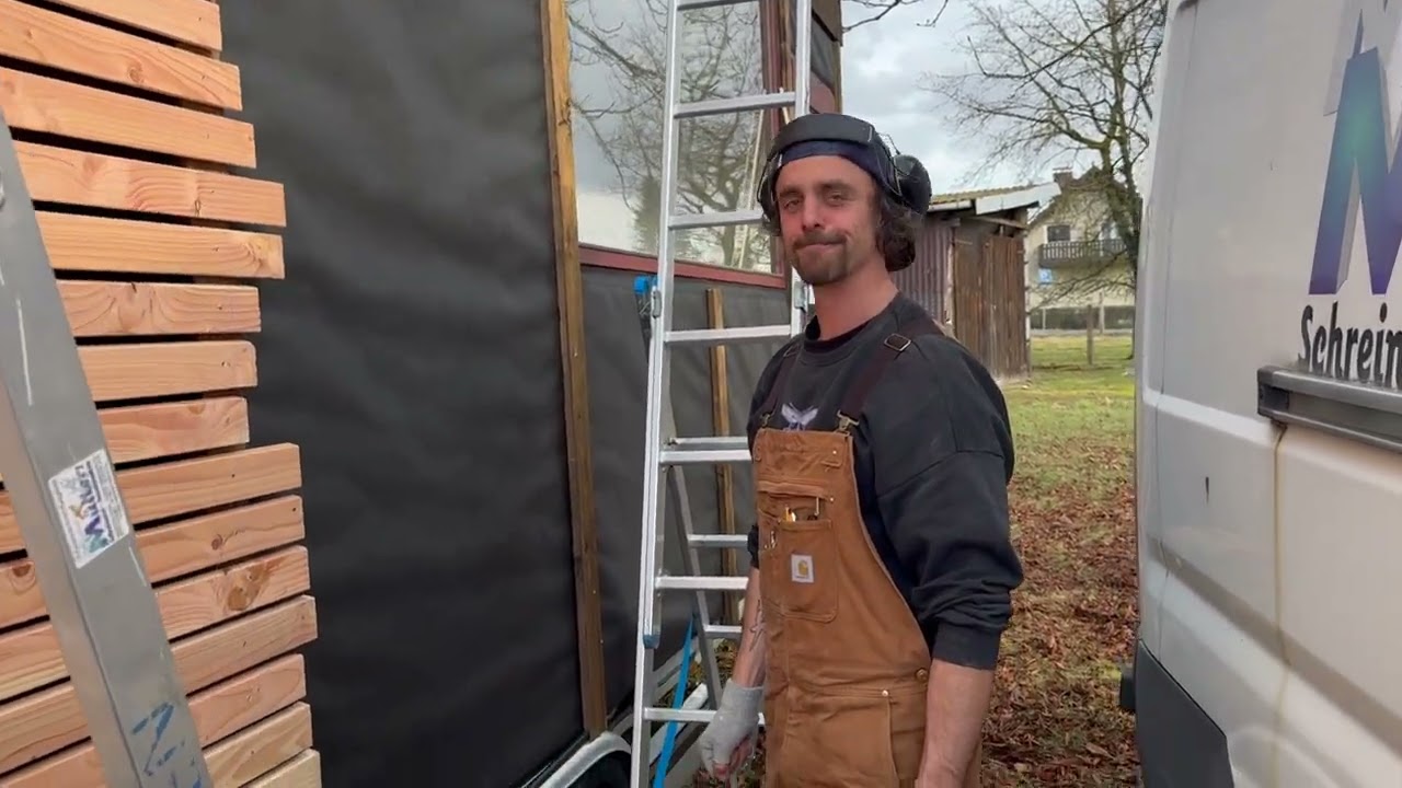 Tiny House Fassade montieren