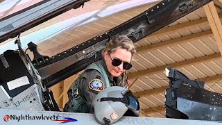 Beautiful Pilot Rules The Skies with F-16 Viper in Epic AirShow