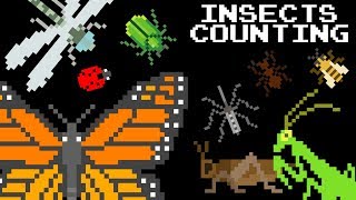 Insects Counting - Learn Counting to 12 with Bugs - The Kids' Picture Show (Learning Video)