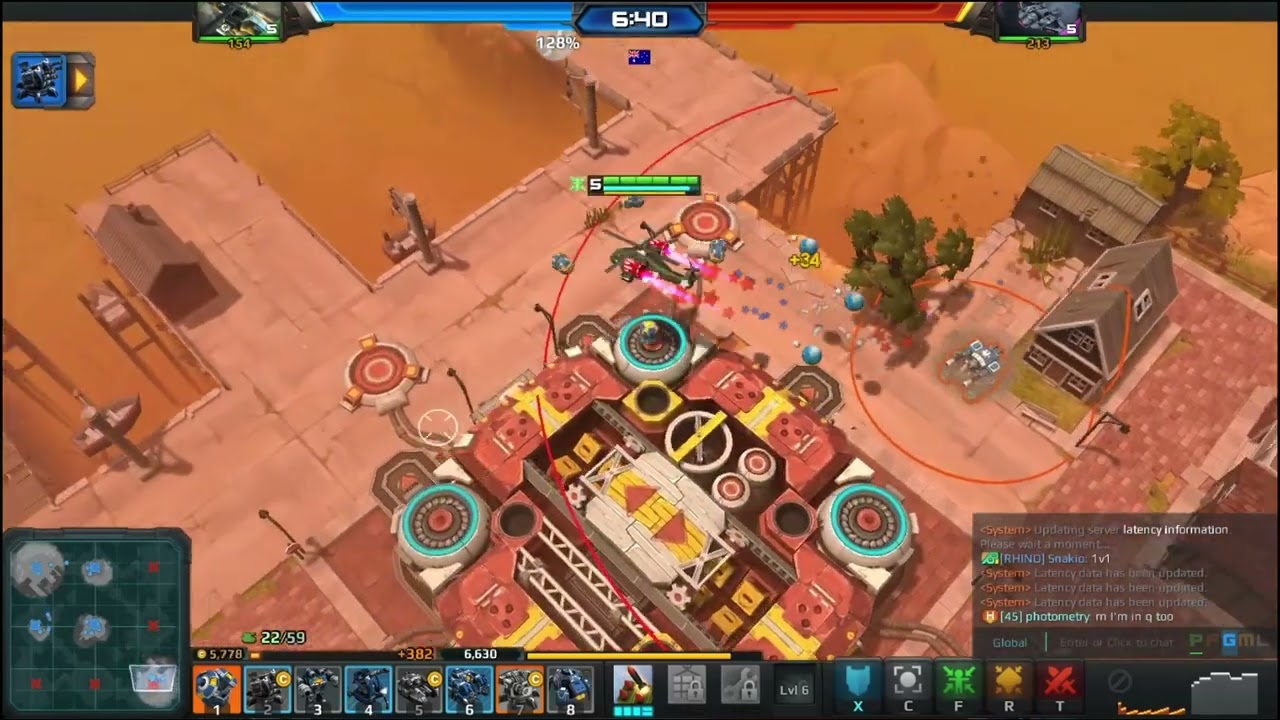 Airmech Strike - Photometry (Helix) vs Snakio (Bomber) - Map Sandrim - Slice of Game