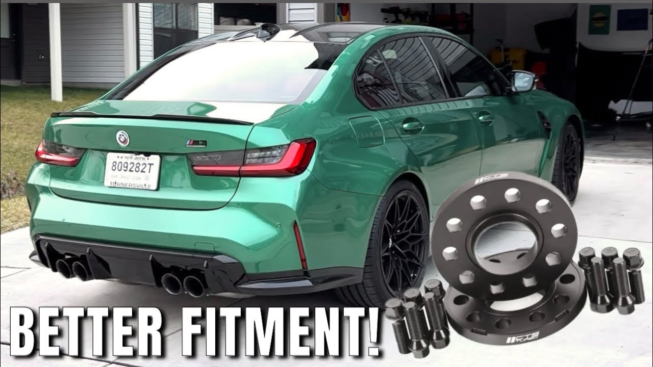 Installing Spacers for Better Fitment on G80 M3 Comp. - YouTube