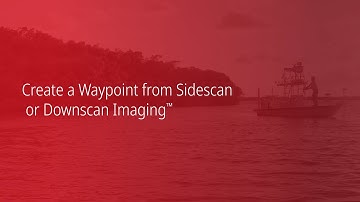 Simrad NSSevo3S  | Create a Waypoint from Sidescan or Downscan Imaging