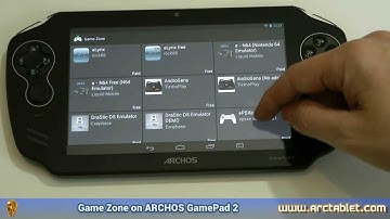 Game Zone on ARCHOS GamePad2