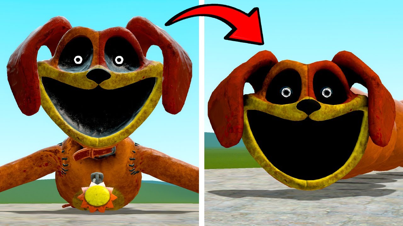 WHAT IF I BECOME A HUNGRY DOGDAY WORM FROM POPPY PLAYTIME CHAPTER 5 In Garry's Mod!