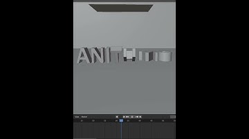 blender text animation #short #blender