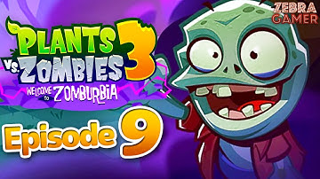 Plants vs. Zombies 3: Welcome to Zomburbia Gameplay Walkthrough Part 9 - Night Time Levels!