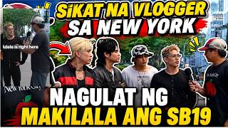 SB19 pinabilib ang isang sikat na vlogger sa New York ng bigla silang ma-interview nito! AlamiN!