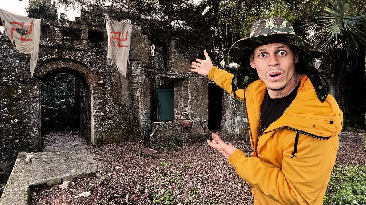 Passei 24h na ILHA NAZlSTA ABANDONADA DESDE 1960