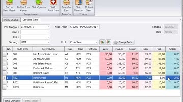 Program Toko iPOS 4.0 : Stock Opname