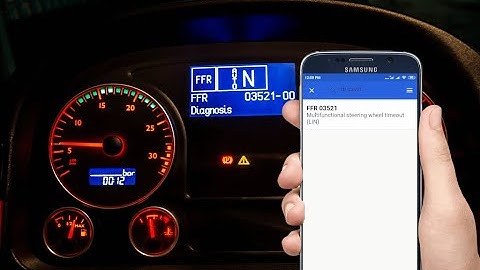 MAN truck error codes diagnostics