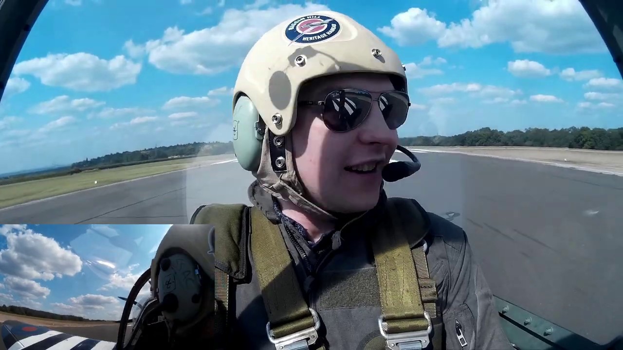 I got to fly in a Spitfire!
